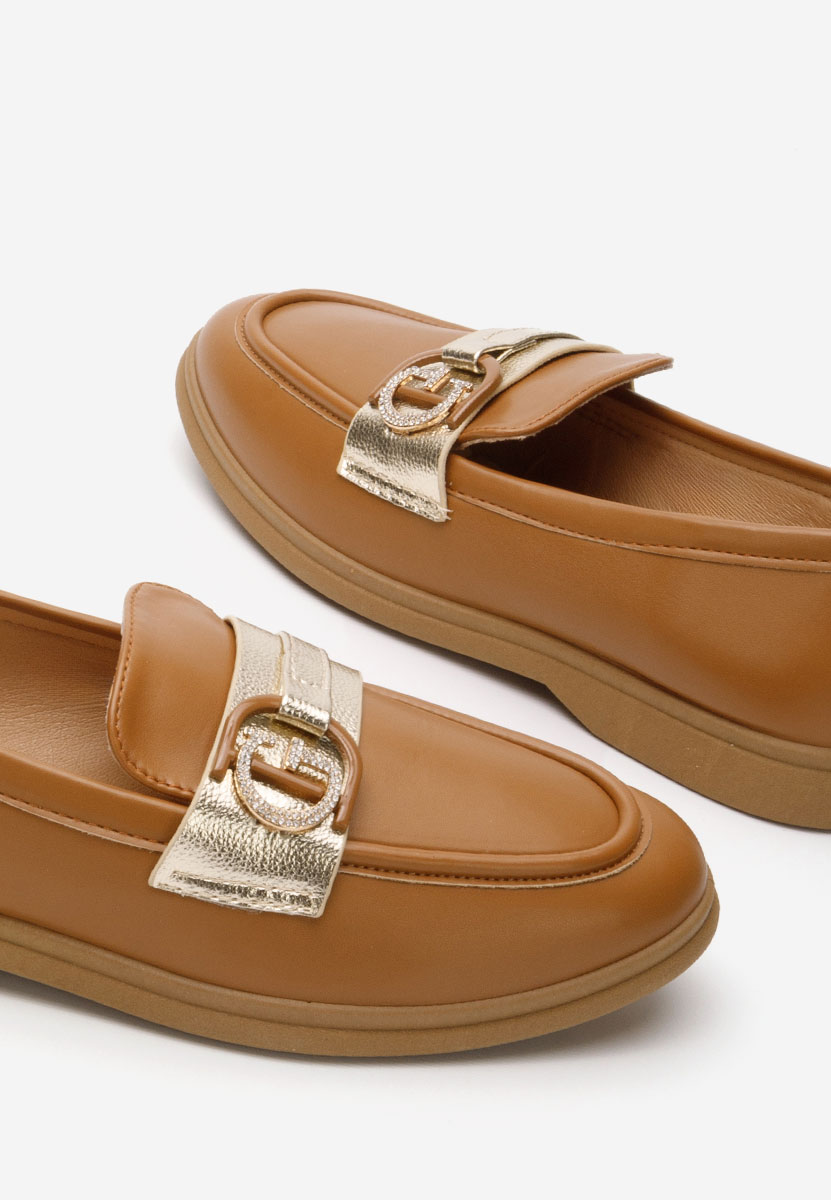 Mocasini dama eleganti Garina camel