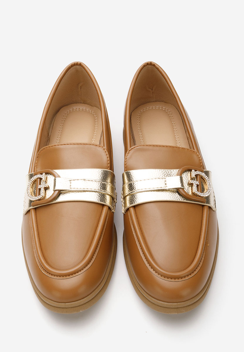 Mocasini dama eleganti Garina camel