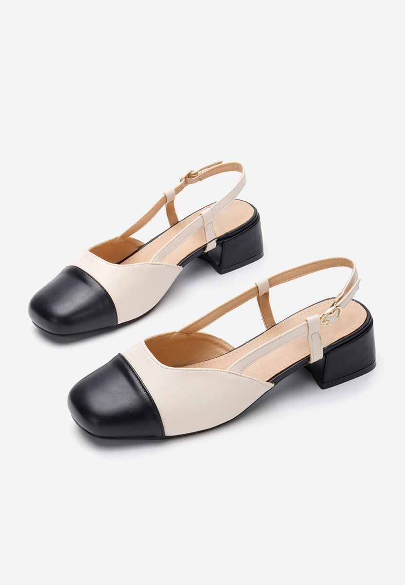 Pantofi slingback Arika bej