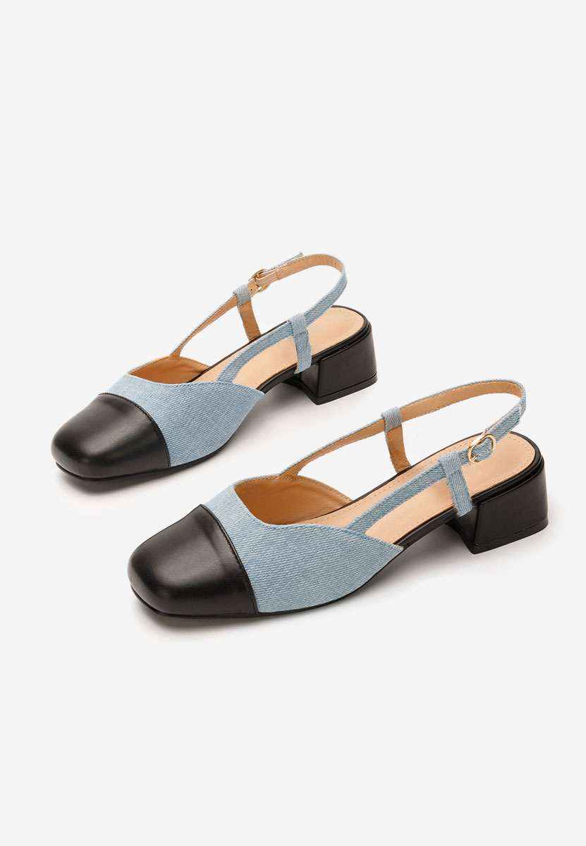 Pantofi slingback Arika albastri