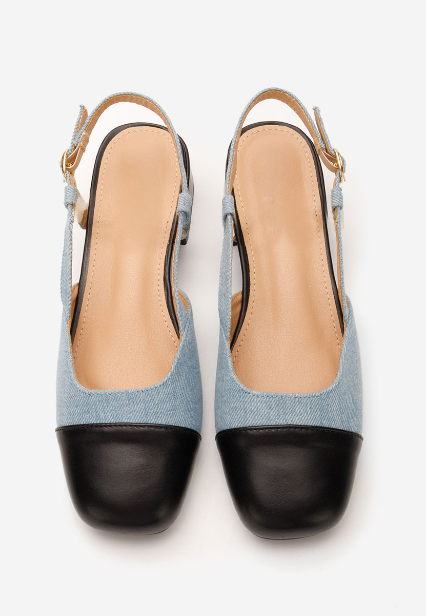 Pantofi slingback Arika albastri