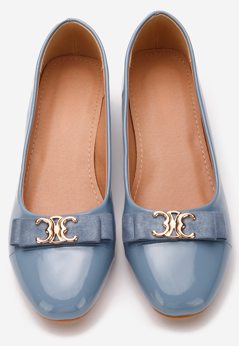 Pantofi cu toc mic Kathrine bleu