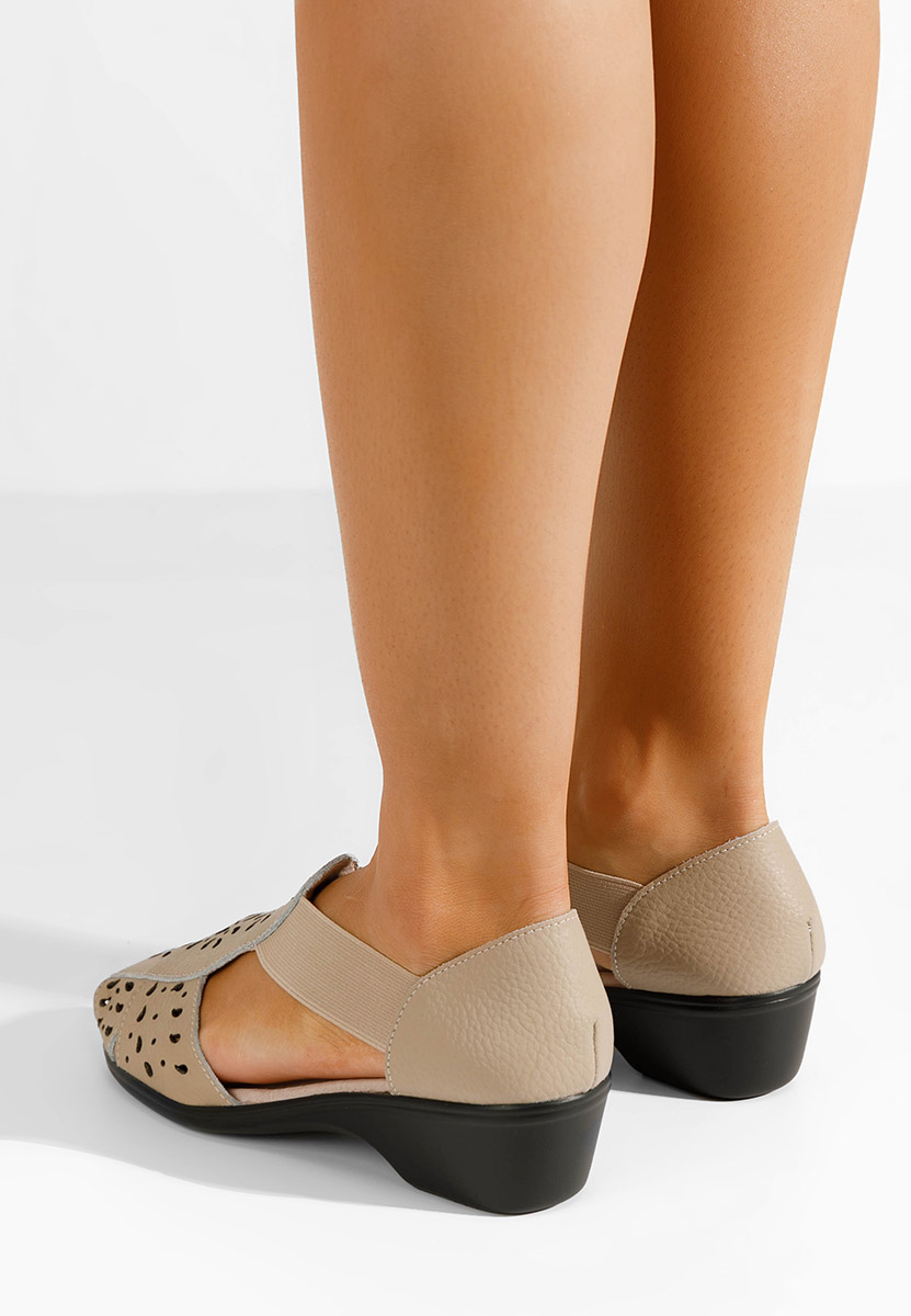 Sandale dama piele Melona V2 kaki