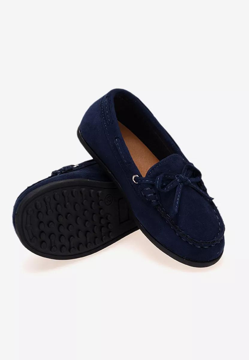 Mocasini baieti Boat navy