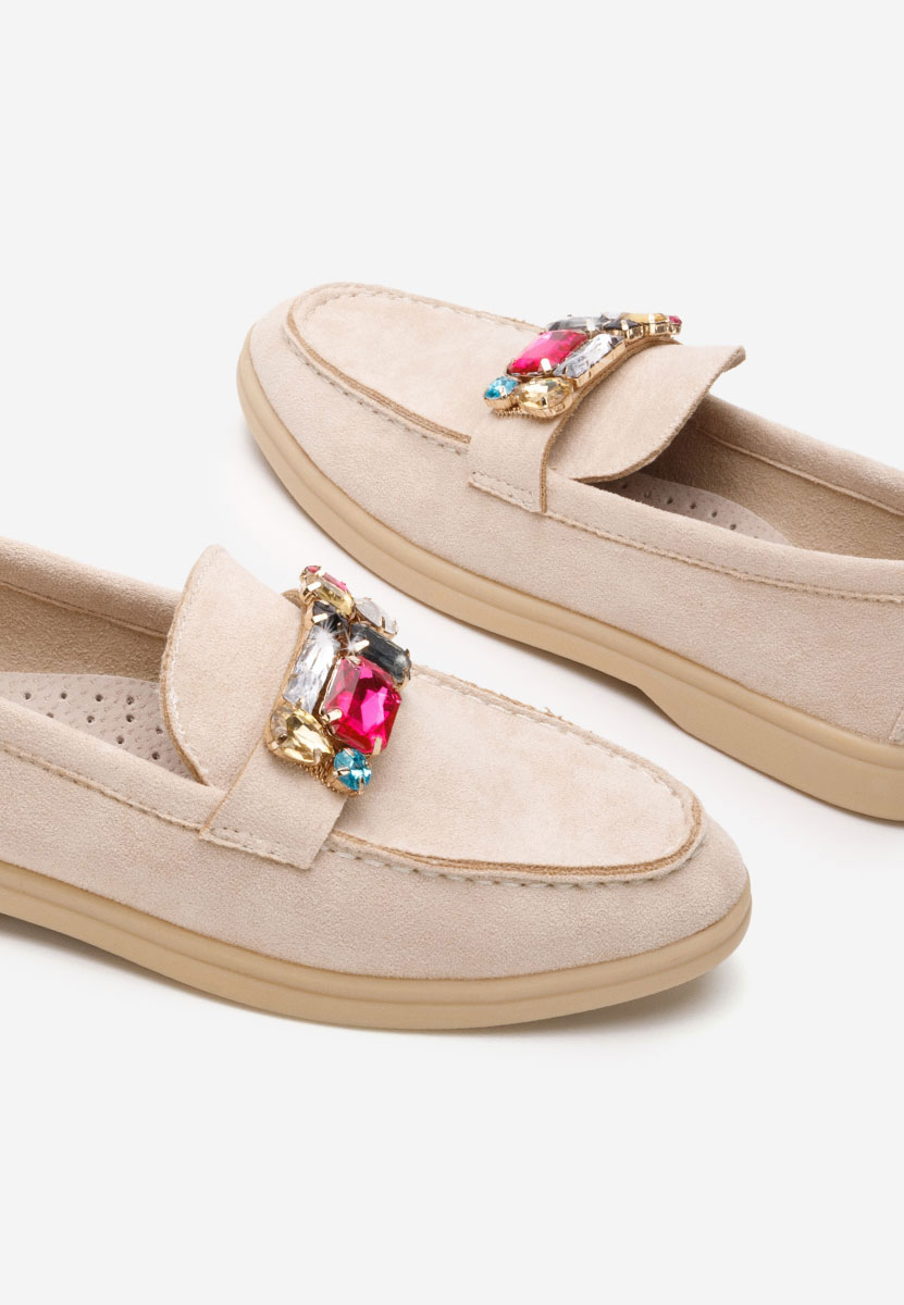 Mocasini dama eleganti Maceira V9 bej
