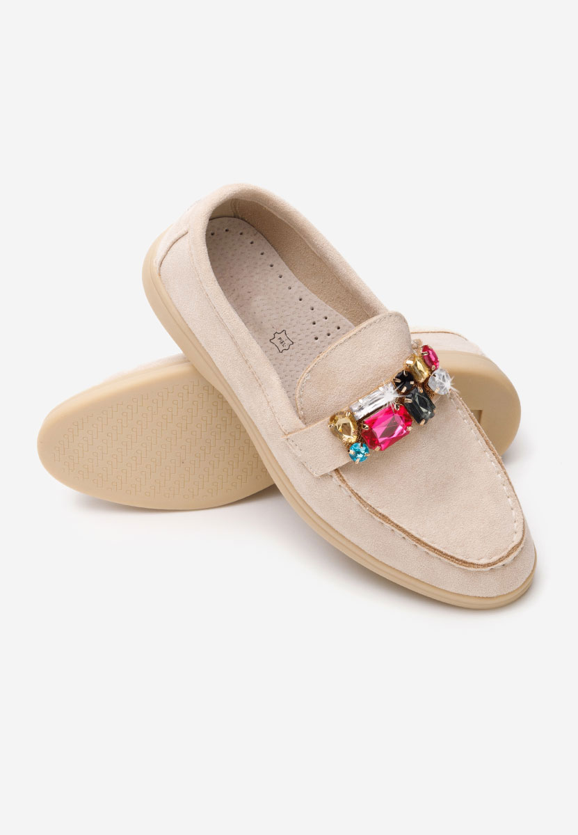 Mocasini dama eleganti Maceira V9 bej