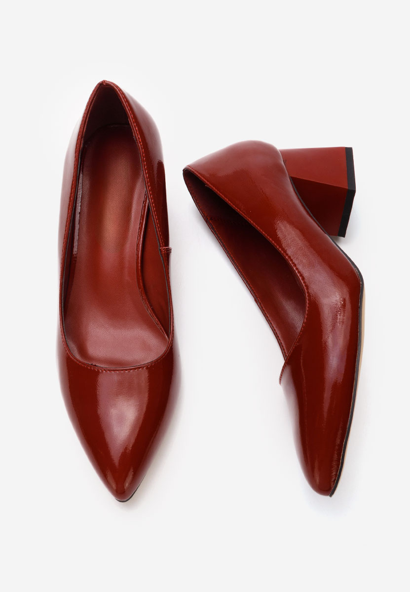 Pantofi dama piele Rianne grena