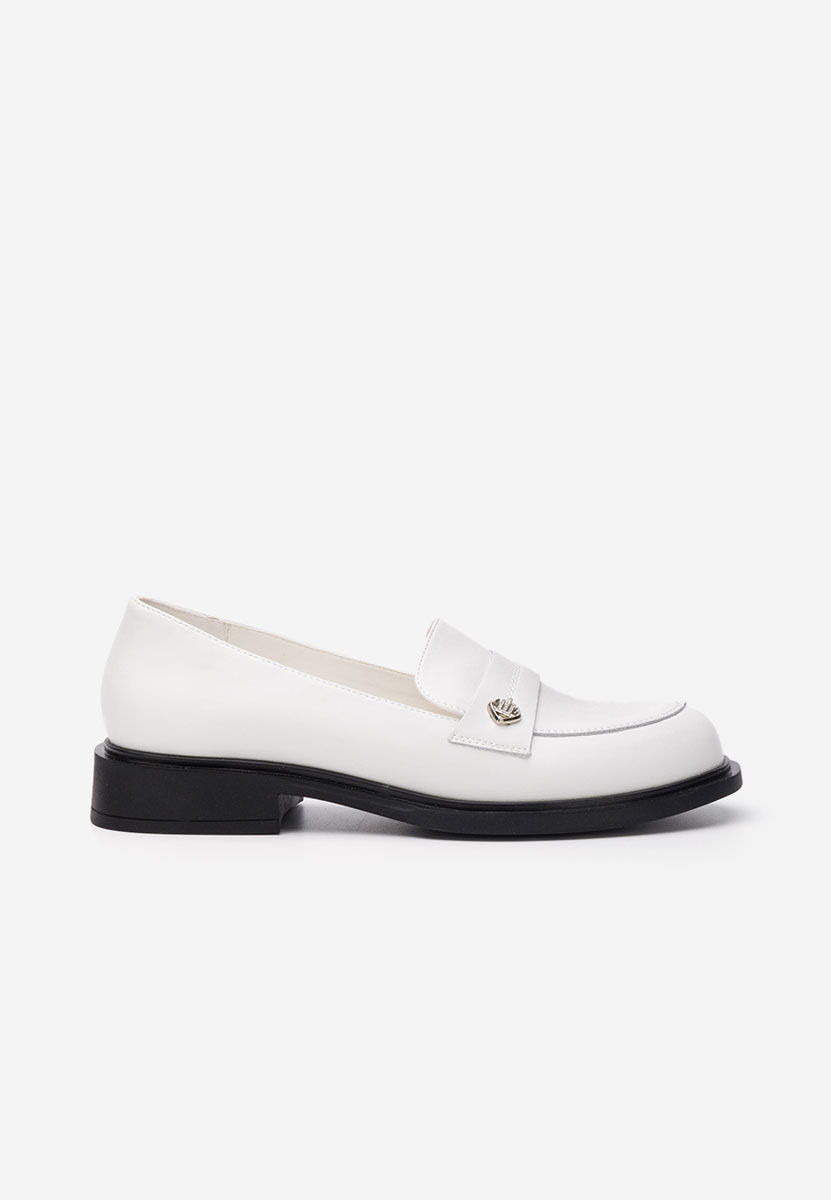 Loafers dama Grapila albi