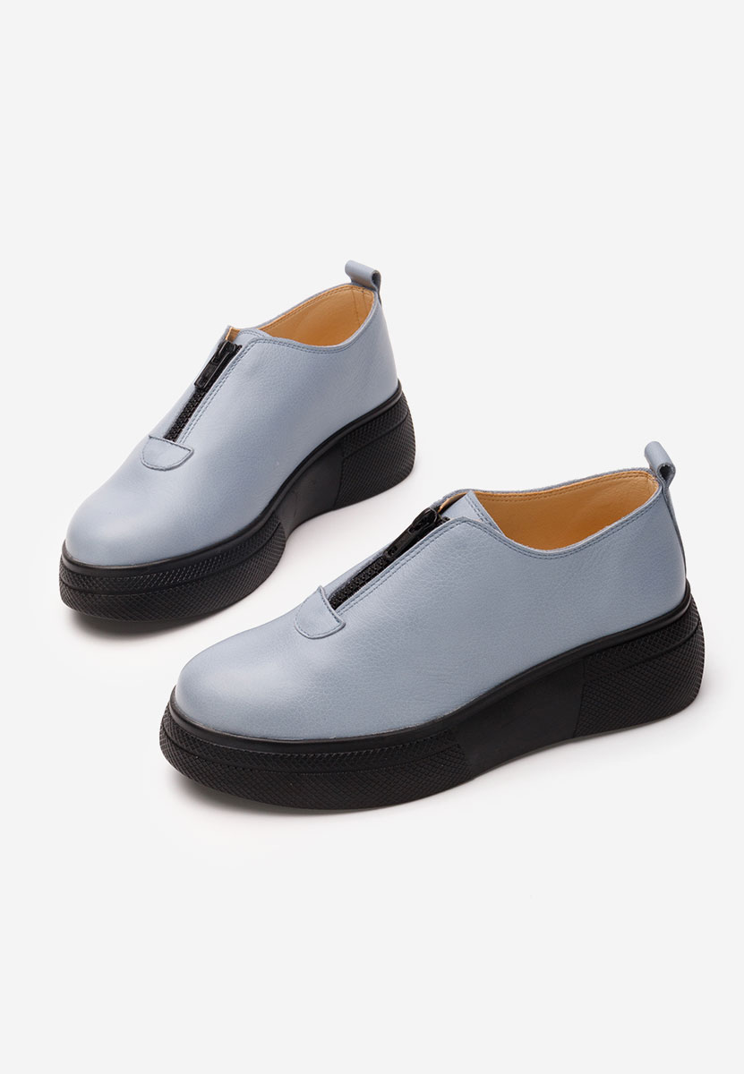 Pantofi casual dama piele Amaera bleu