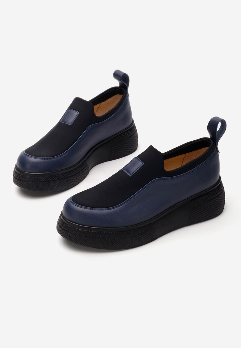 Pantofi casual dama piele Samila navy