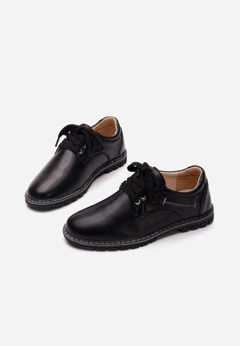 Pantofi baieti Thomas negri