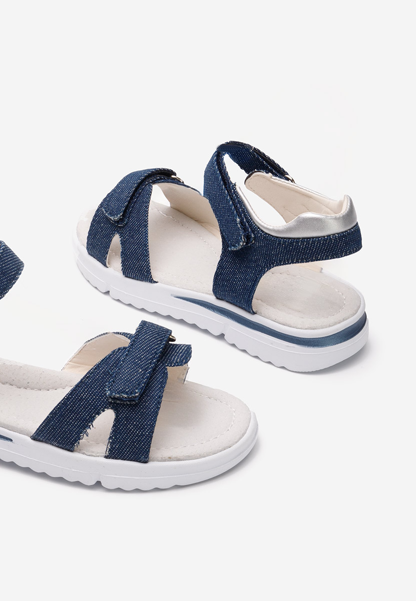 Sandale fete Kristianna denim