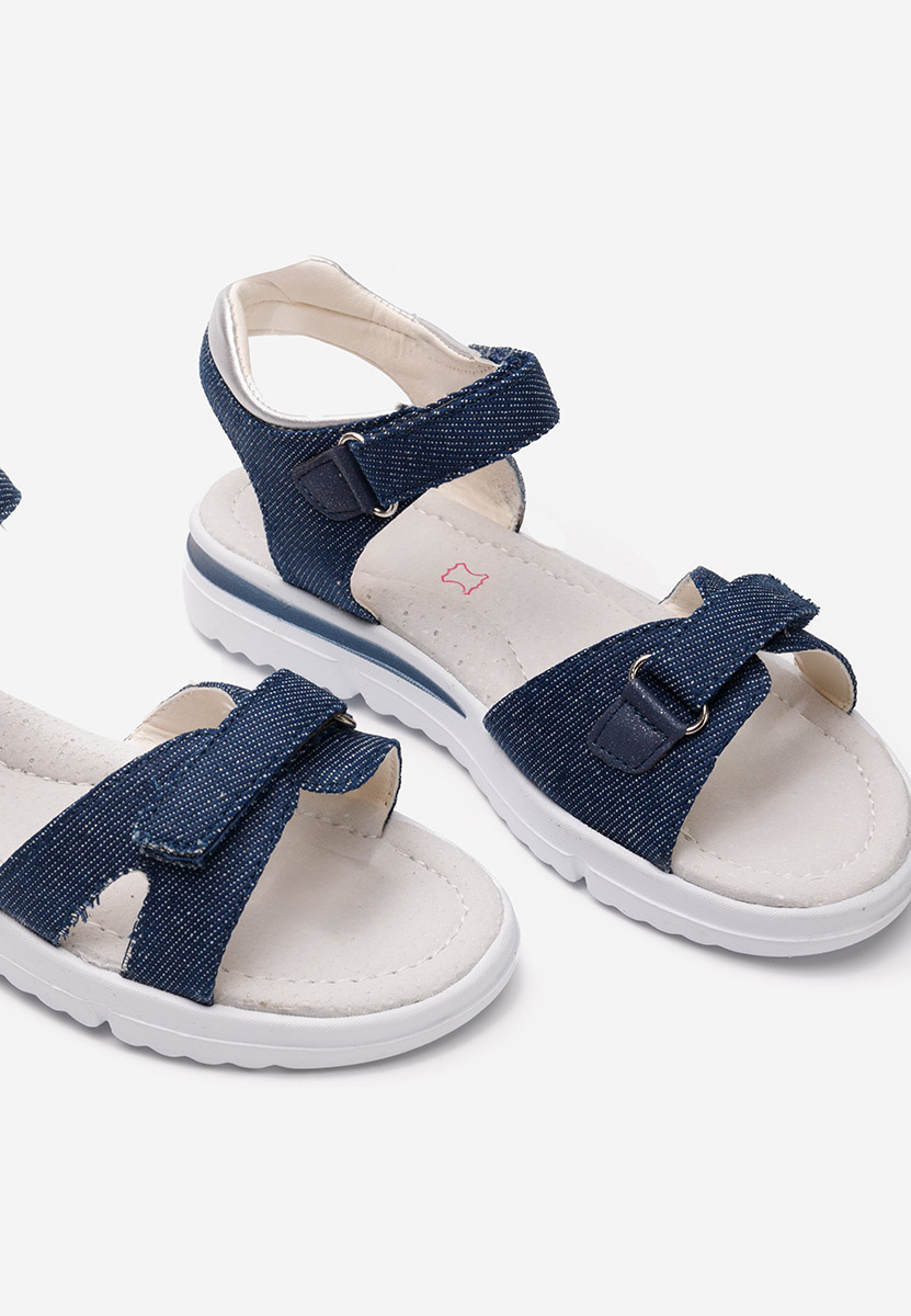 Sandale fete Kristianna denim