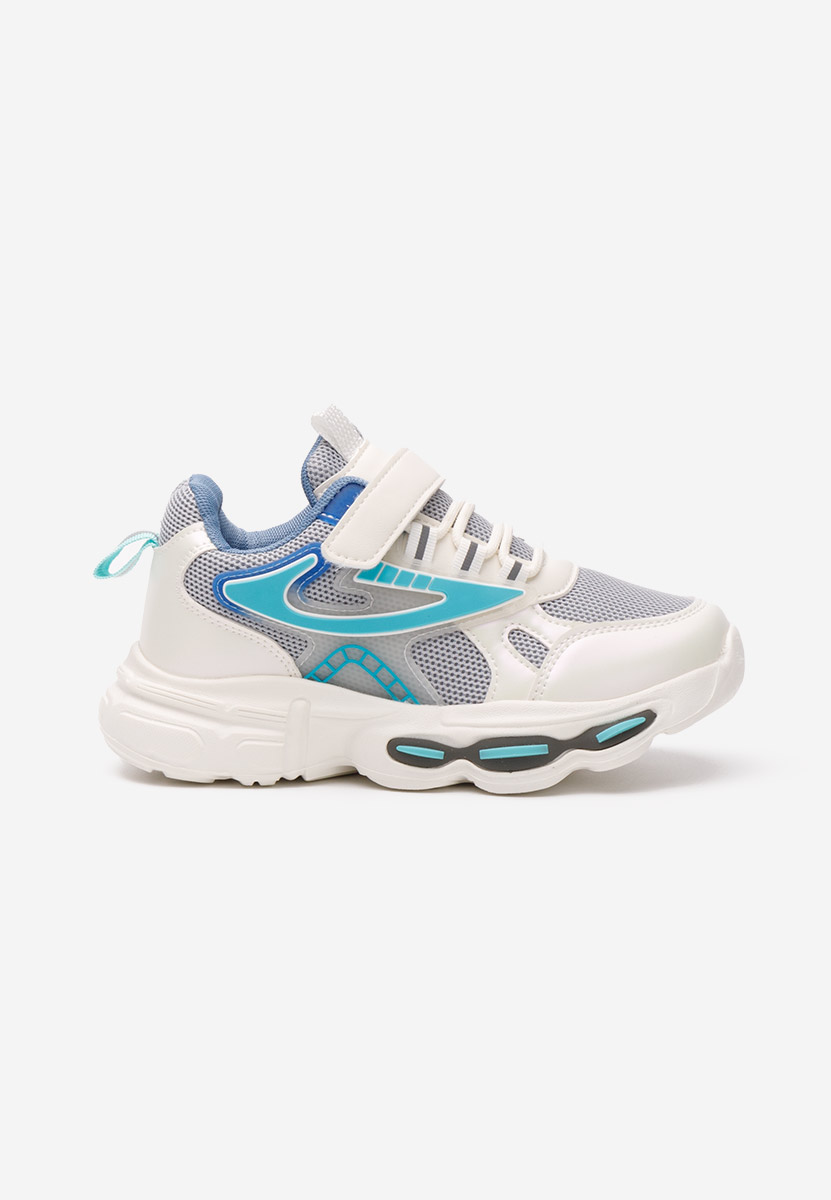Sneakers baieti Alfredo albi
