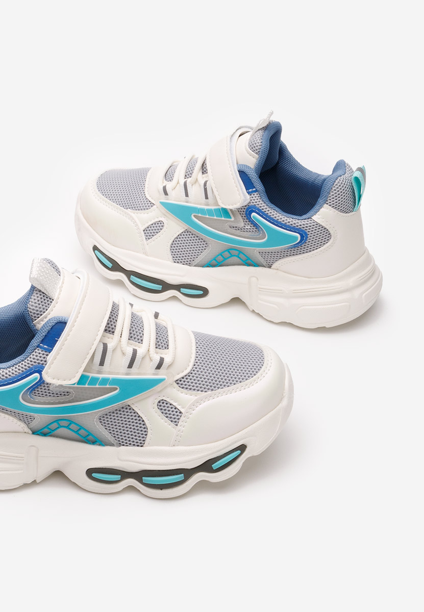 Sneakers baieti Alfredo albi