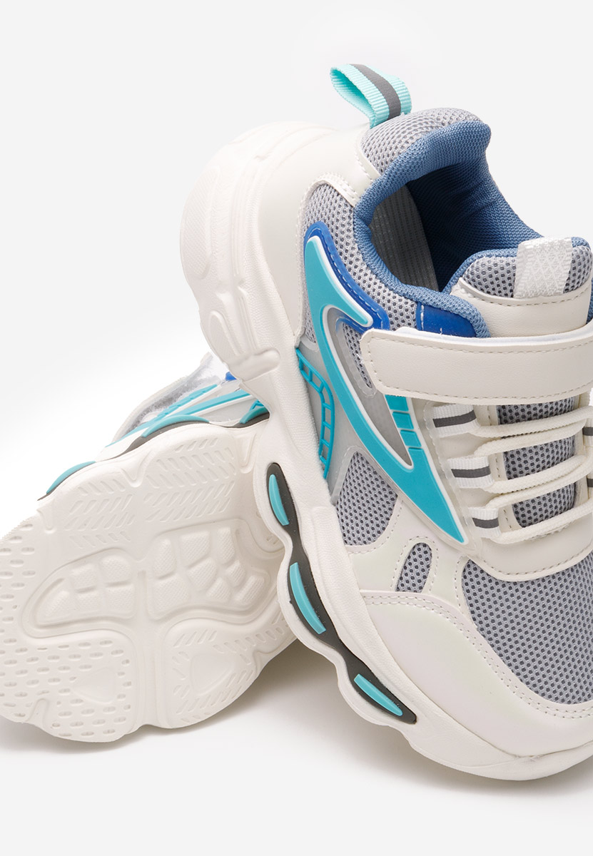 Sneakers baieti Alfredo albi