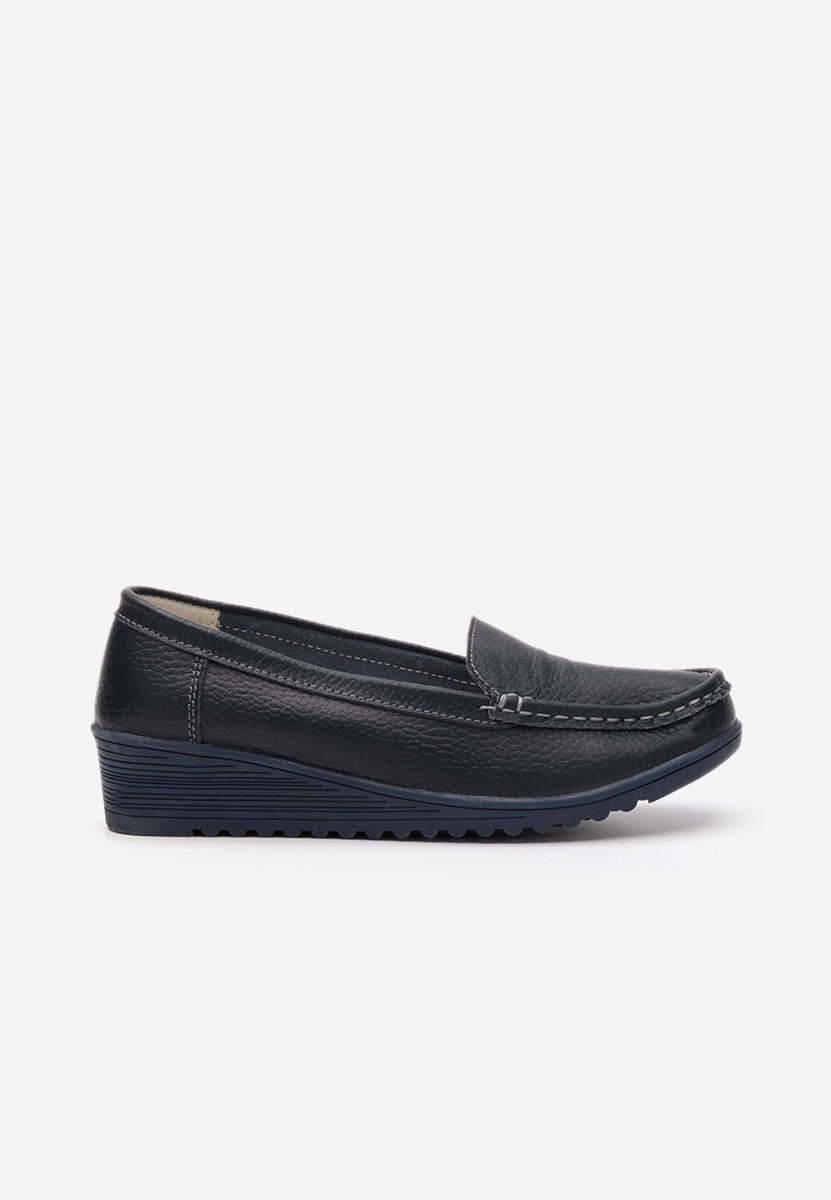 Mocasini dama piele Storia V2 navy