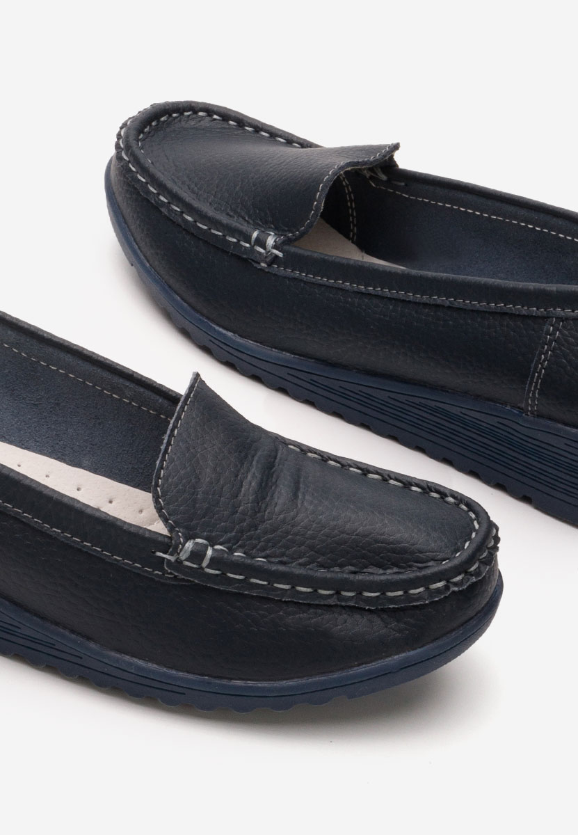 Mocasini dama piele Storia V2 navy