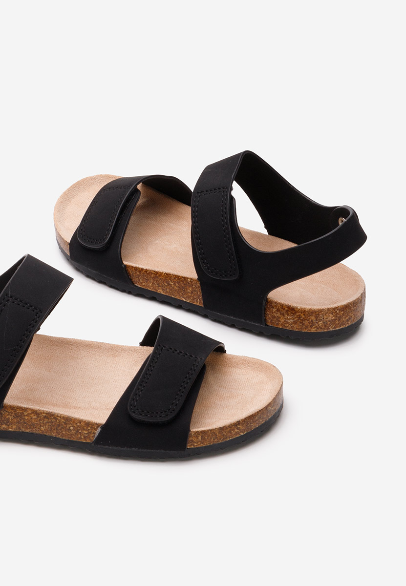 Sandale fete Kimina negre