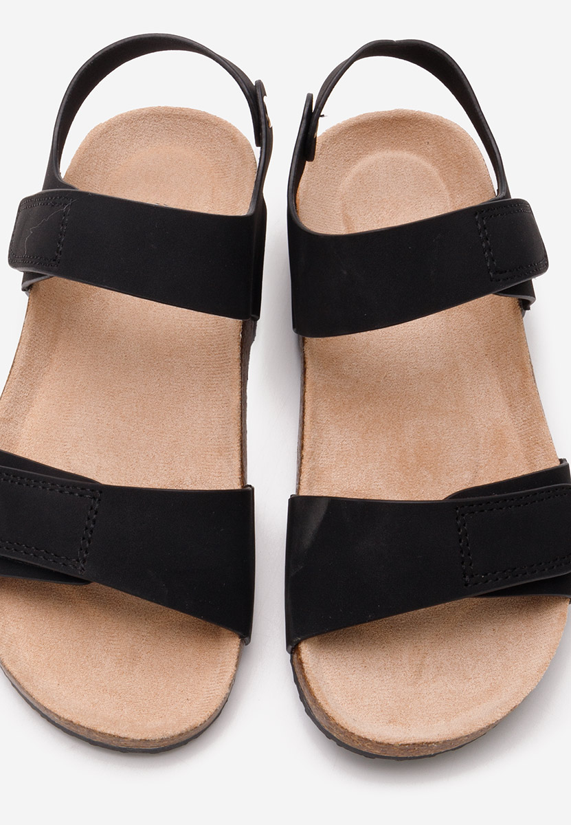 Sandale fete Kimina negre