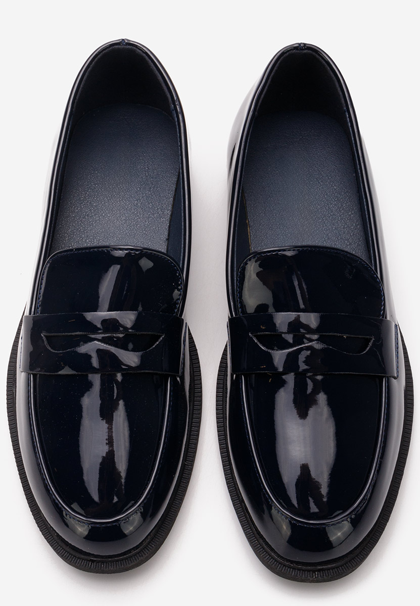 Mocasini baieti Benyamin navy