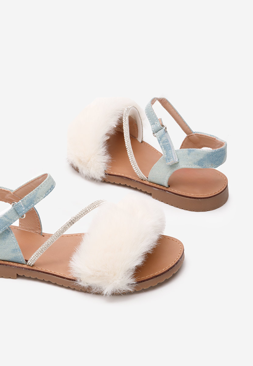 Sandale fete Ezmeralda denim