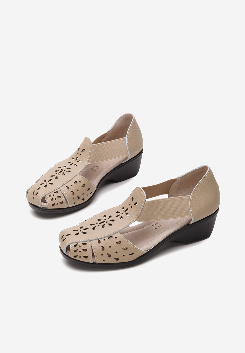 Sandale dama piele Melona V2 kaki