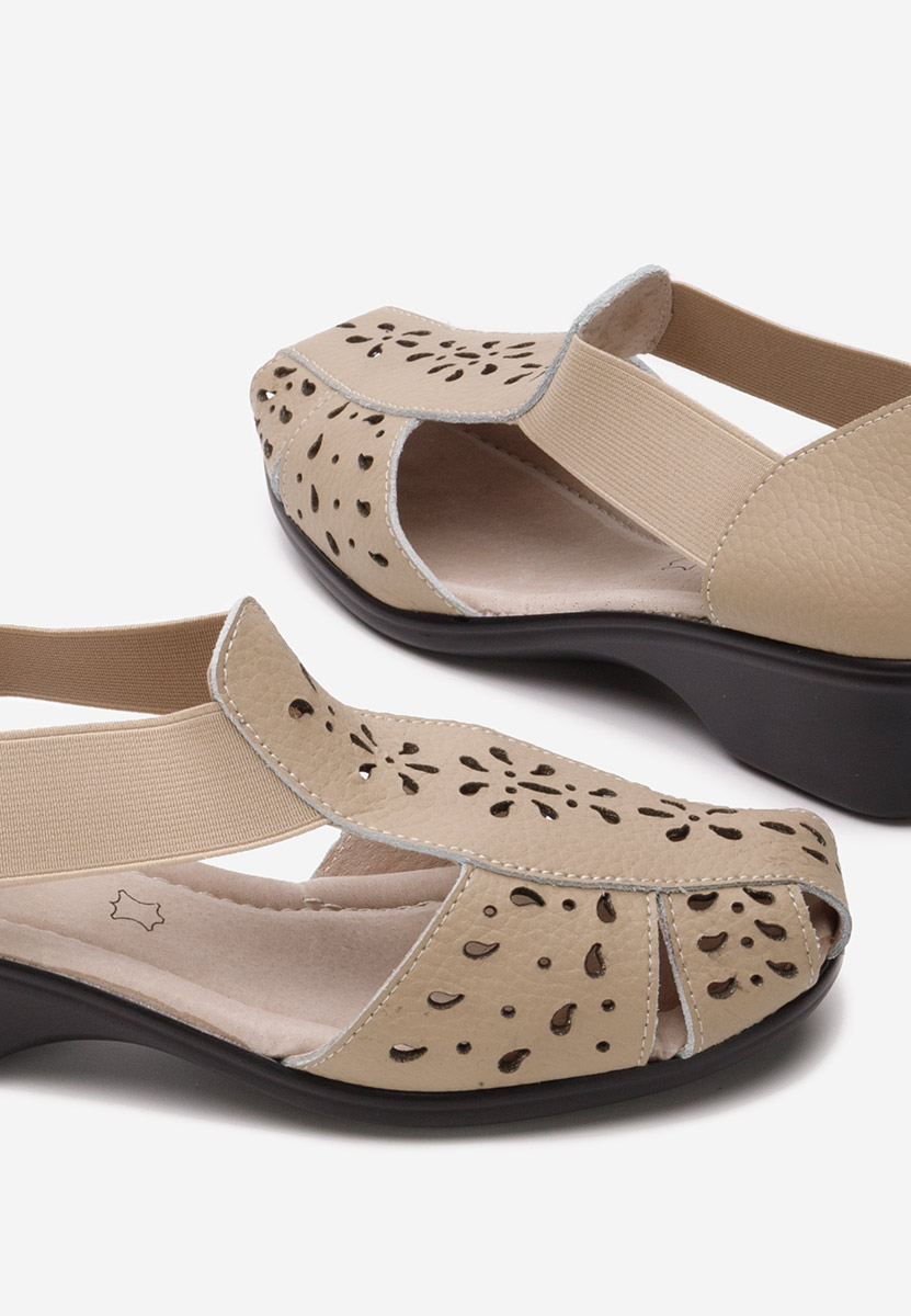 Sandale dama piele Melona V2 kaki