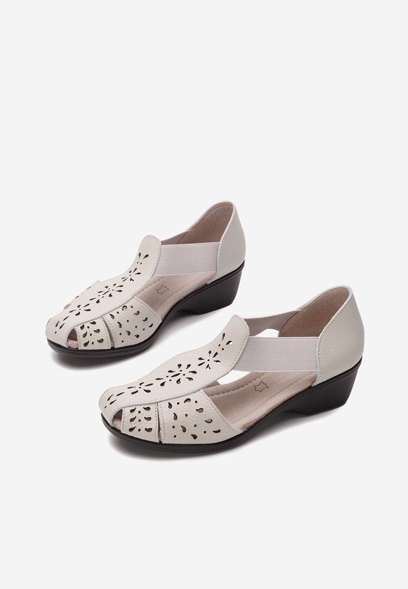 Sandale dama piele Melona V2 gri