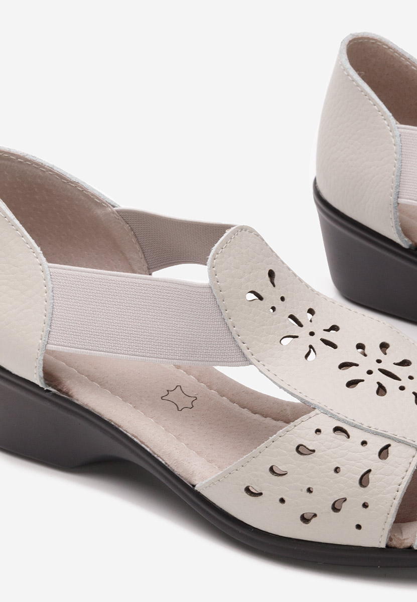 Sandale dama piele Melona V2 gri