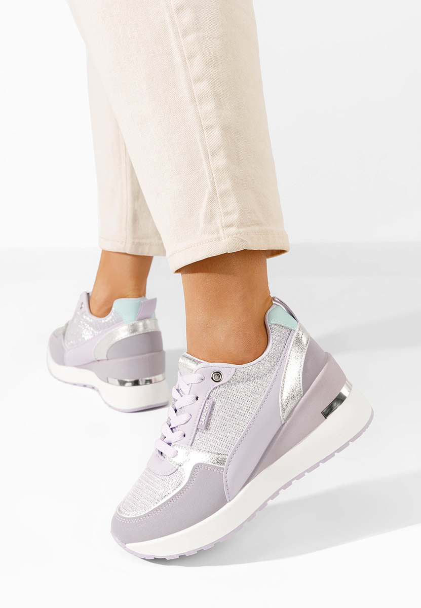 Sneakers cu platforma Zaneta lila