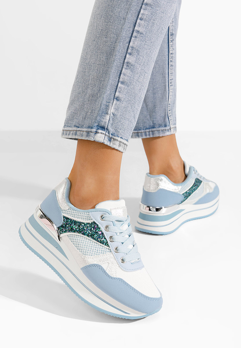 Sneakers cu platformă Camora bleu