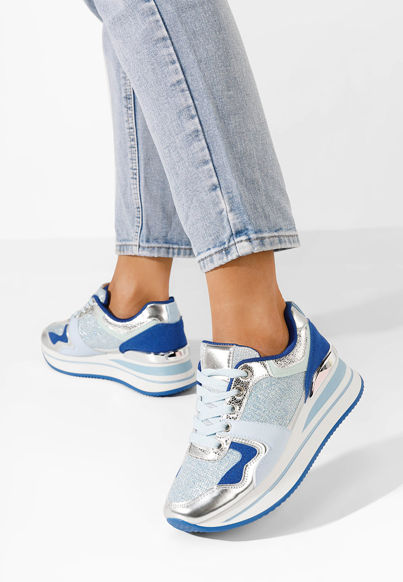 Sneakers cu platformă Daisie bleu