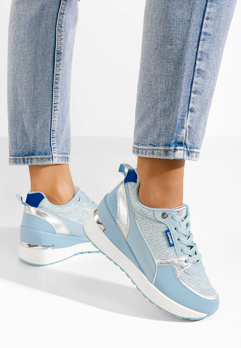 Sneakers cu platforma Zaneta bleu