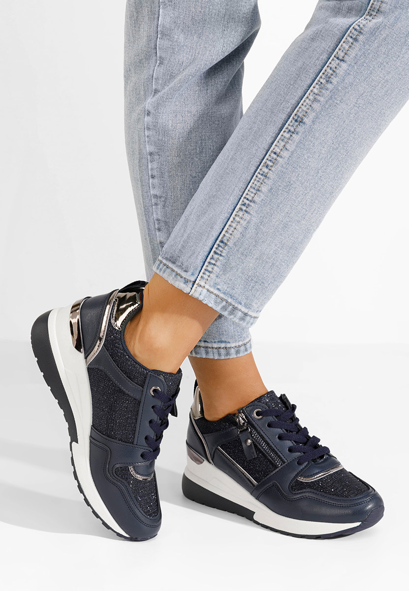 Sneakers cu platforma Rafina V2 navy