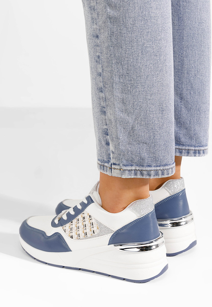 Sneakers cu platforma Brynda bleu