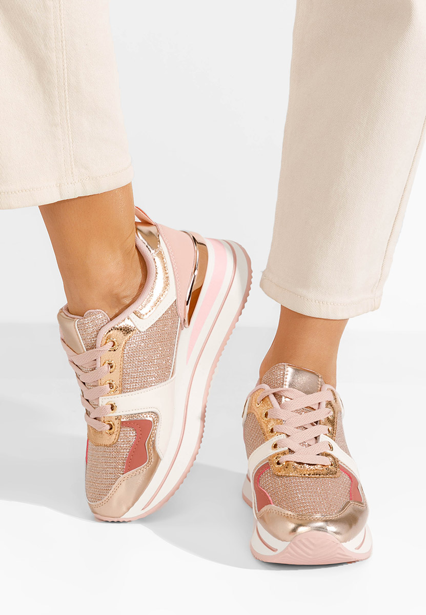 Sneakers cu platformă Daisie roz