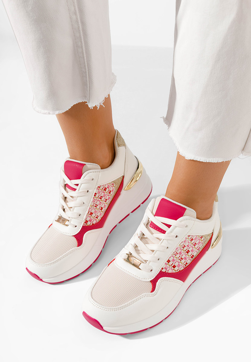 Sneakers cu platforma Brynda fucsia