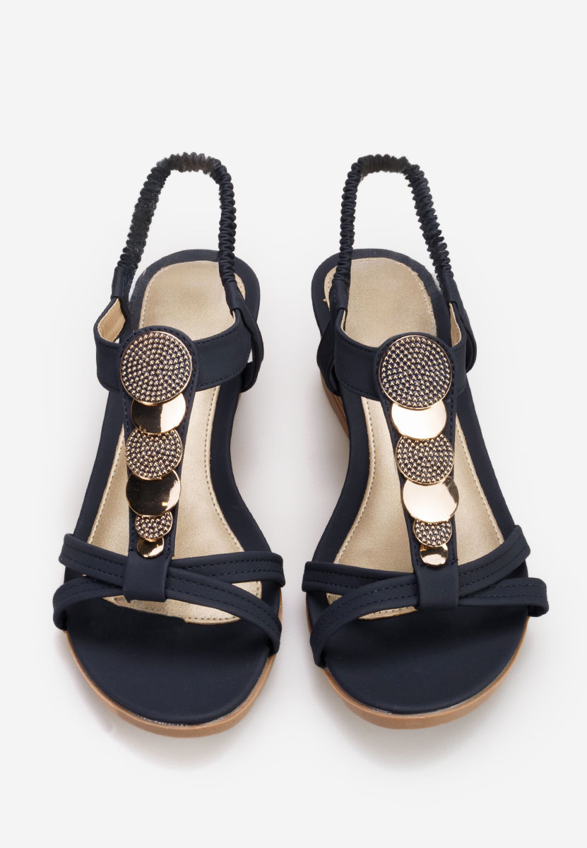 Sandale cu platforma Floretia navy