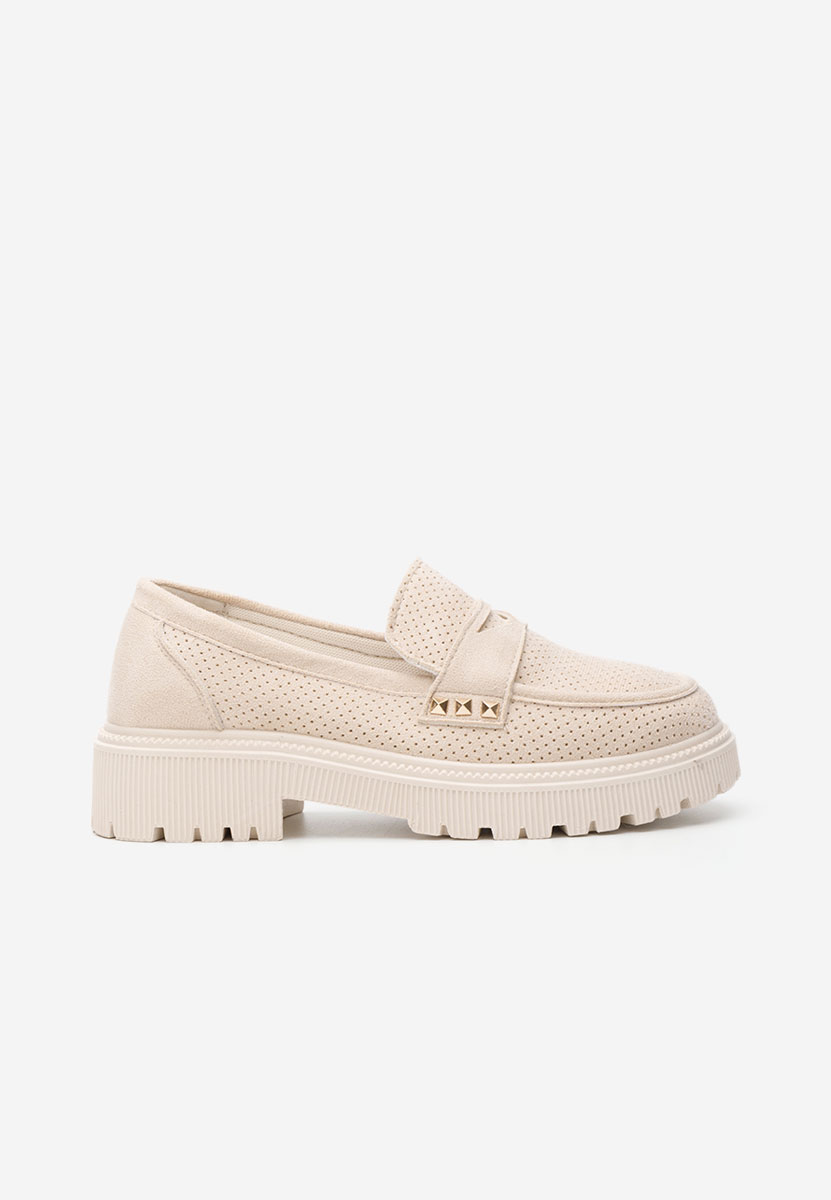 Mocasini de vara dama Glenda bej