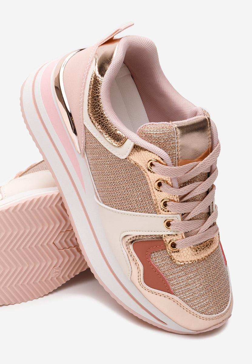Sneakers cu platformă Daisie roz