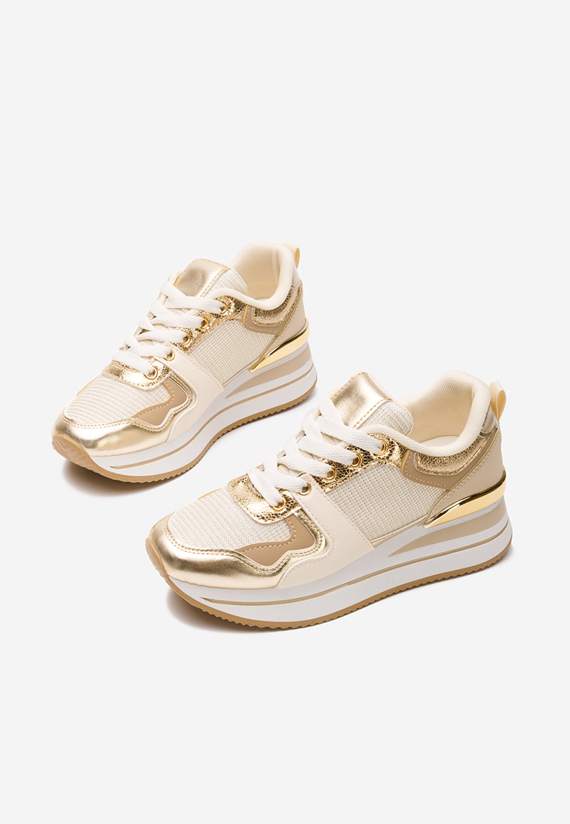 Sneakers cu platformă Daisie bej