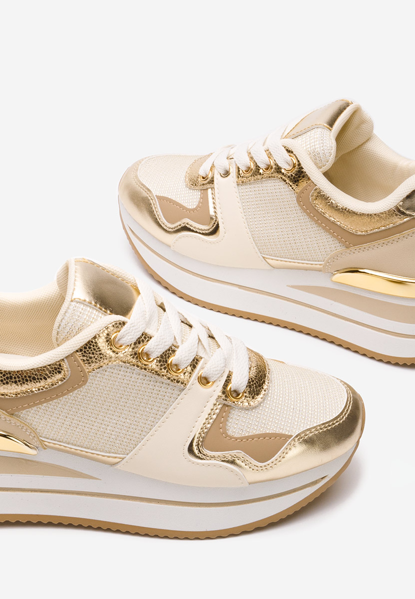 Sneakers cu platformă Daisie bej
