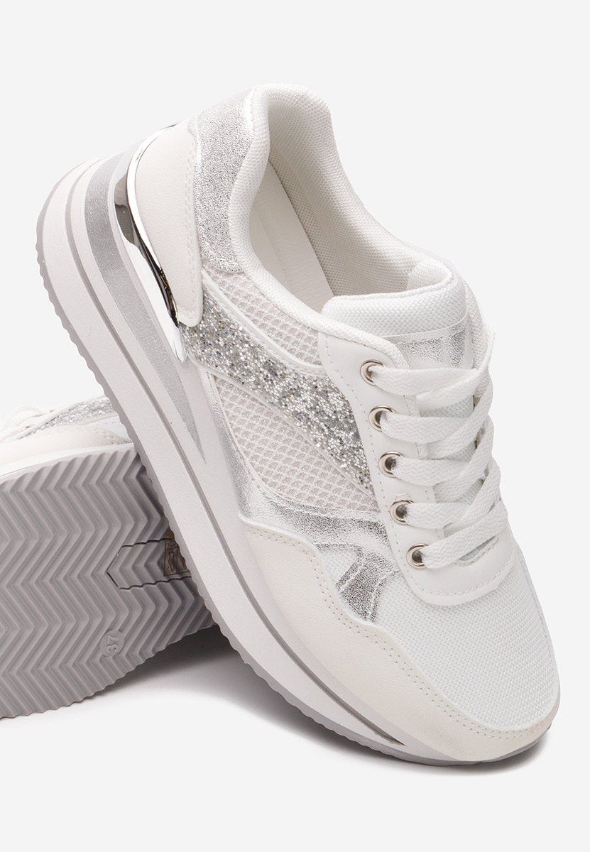 Sneakers cu platformă Camora albi