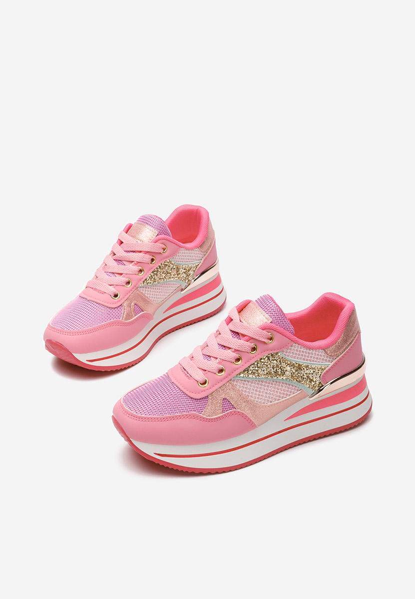 Sneakers cu platformă Camora fucsia