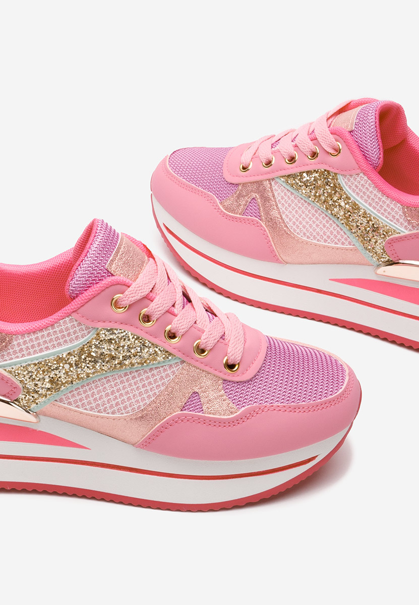 Sneakers cu platformă Camora fucsia