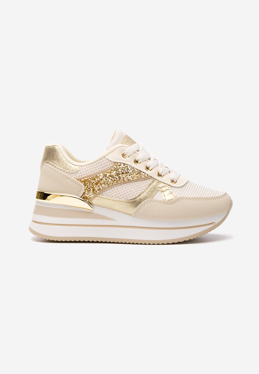 Sneakers cu platformă Camora bej