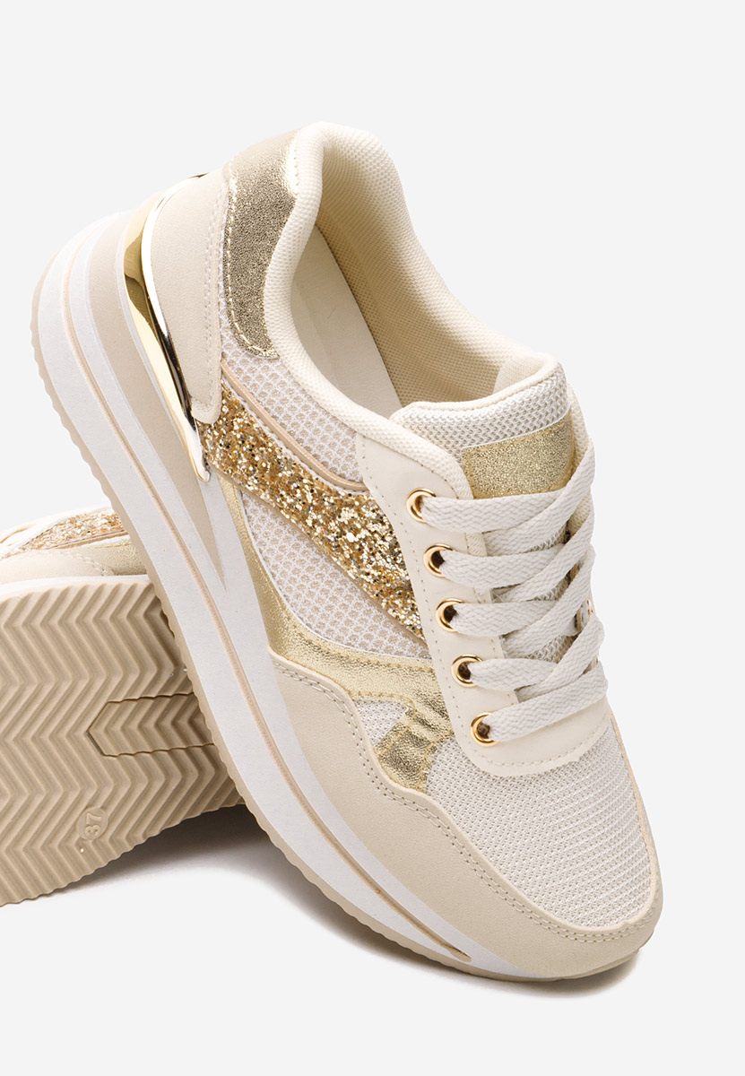 Sneakers cu platformă Camora bej