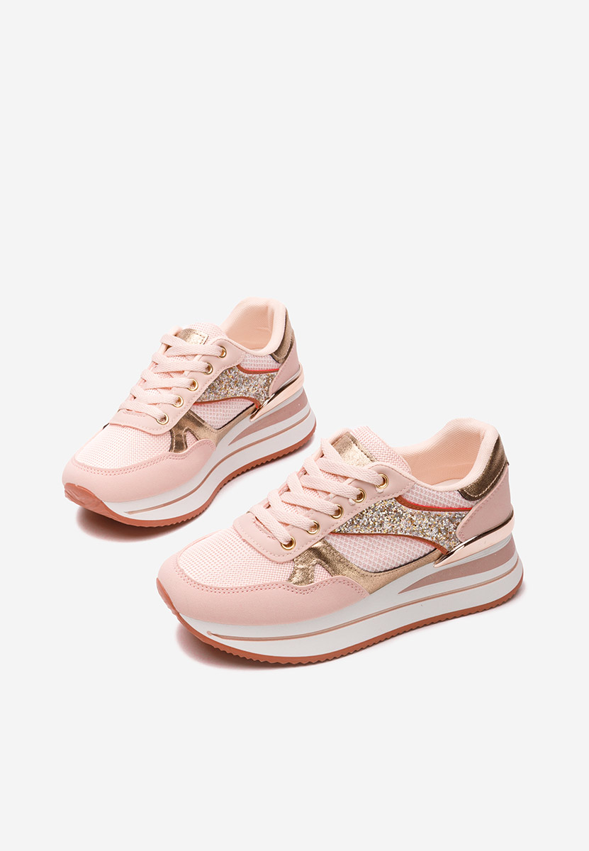 Sneakers cu platformă Camora roz