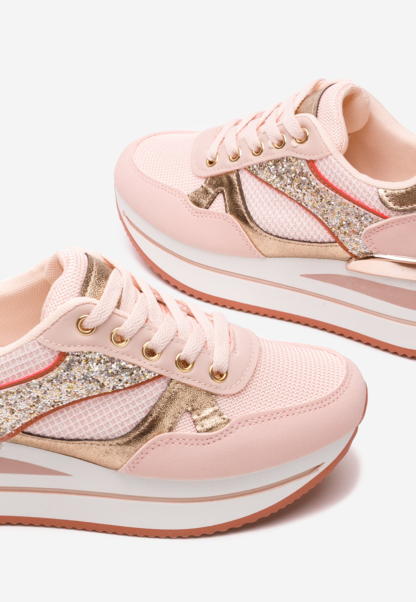Sneakers cu platformă Camora roz